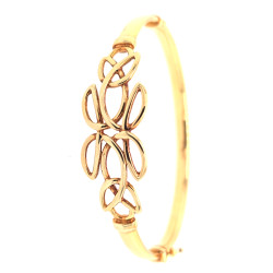 Pre Owned 9ct Hinged Bangle ZX28